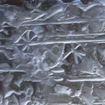 Detail skleněné plastiky
